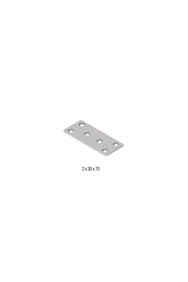 Metal Düz Gönye 2 X 30 X 70
