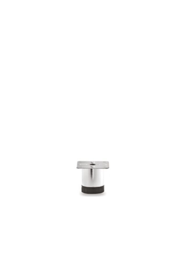 Baza Ayağı Plastik Pingolu Ø 60 Mm 6 Cm Krom