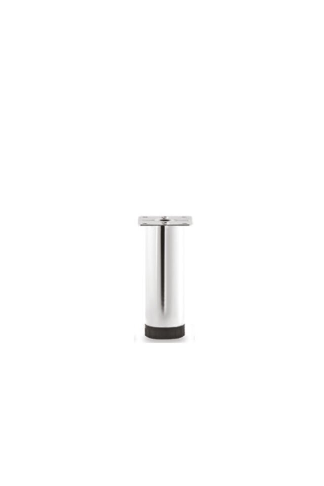 Baza Ayağı Plastik Pingolu Ø 60 Mm 12 Cm Krom