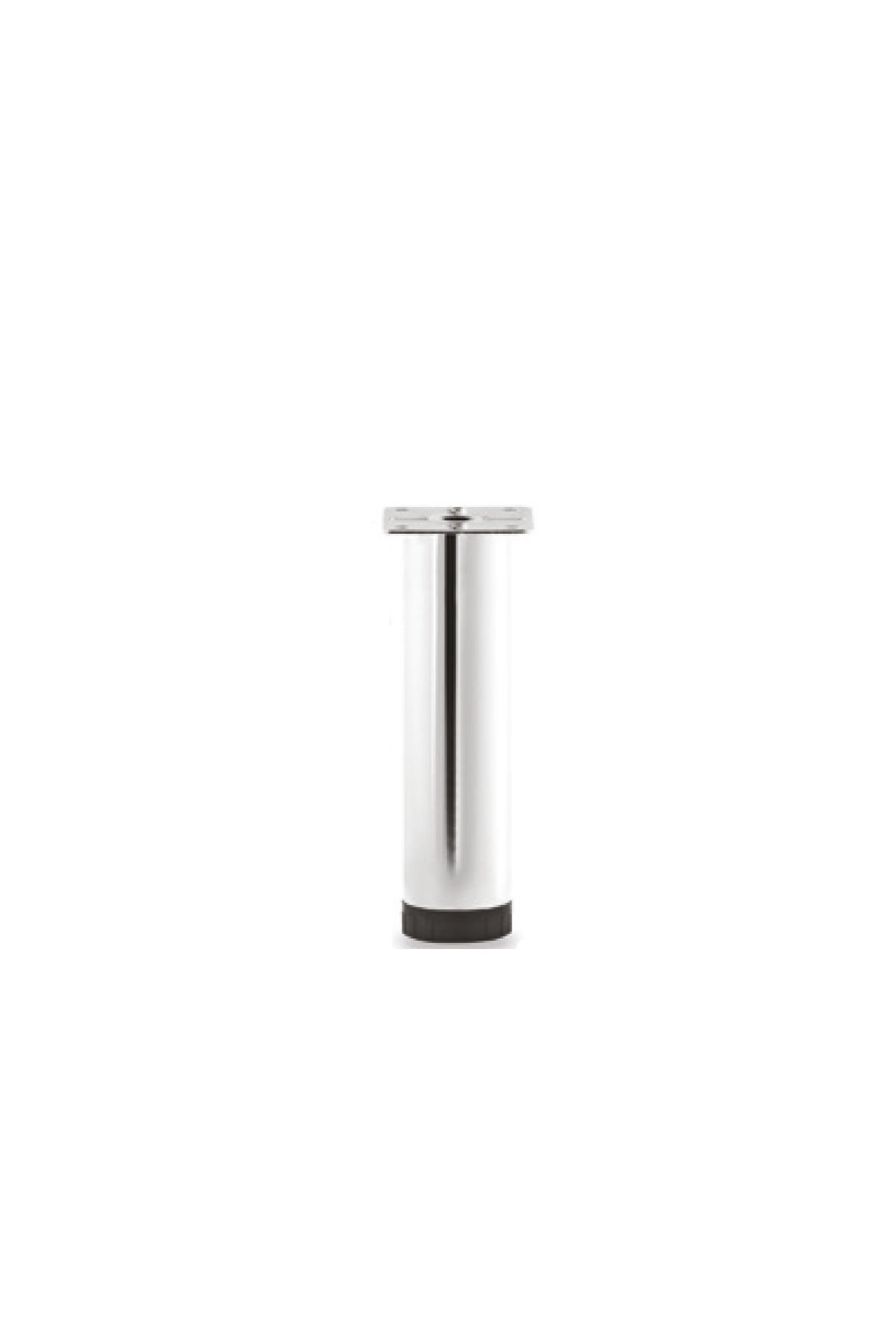 Baza Ayağı Plastik Pingolu Ø 60 Mm 15 Cm Krom