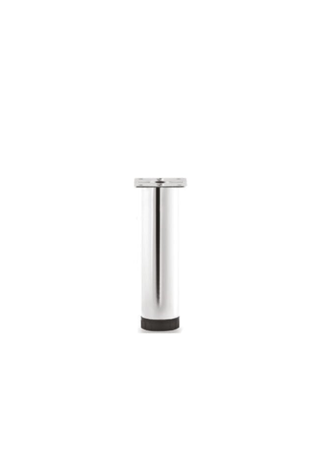 Baza Ayağı Plastik Pingolu Ø 60 Mm 15 Cm Krom