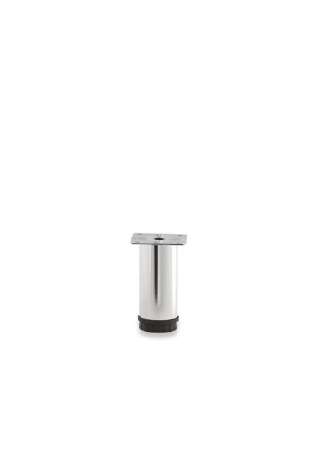Baza Ayağı Plastik Pingolu Ø 42 Mm 8 Cm Krom
