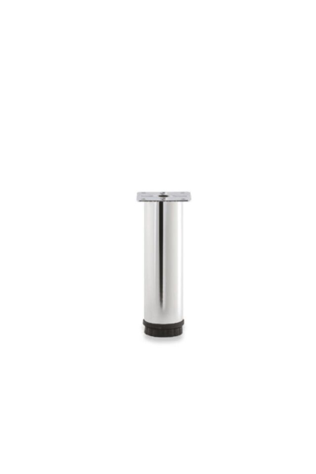 Baza Ayağı Plastik Pingolu Ø 42 Mm 15 Cm Krom