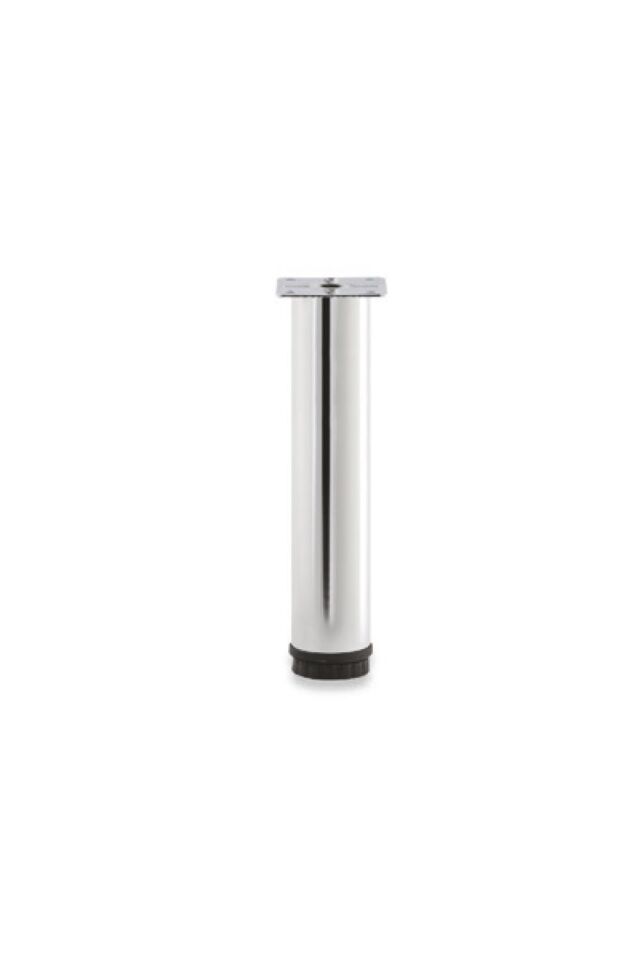 Baza Ayağı Plastik Pingolu Ø 42 Mm 20 Cm Krom